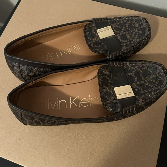 Classic Calvin Klein Brown Loafers - Picture 8 of 13